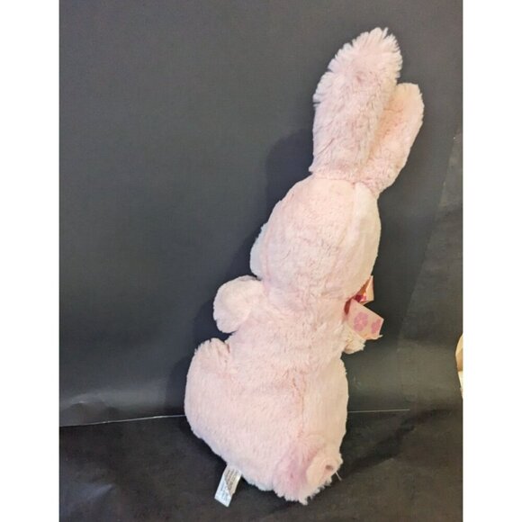 Pink Plush Bunny Rabbit With Baby Bunny 14" By AMCO Intl Co Soft Toy stuffed ani - Picture 3 of 8